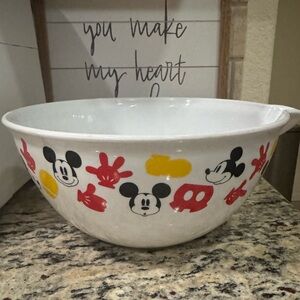 Large Disney-Mickey Mouse themed mixing bowl